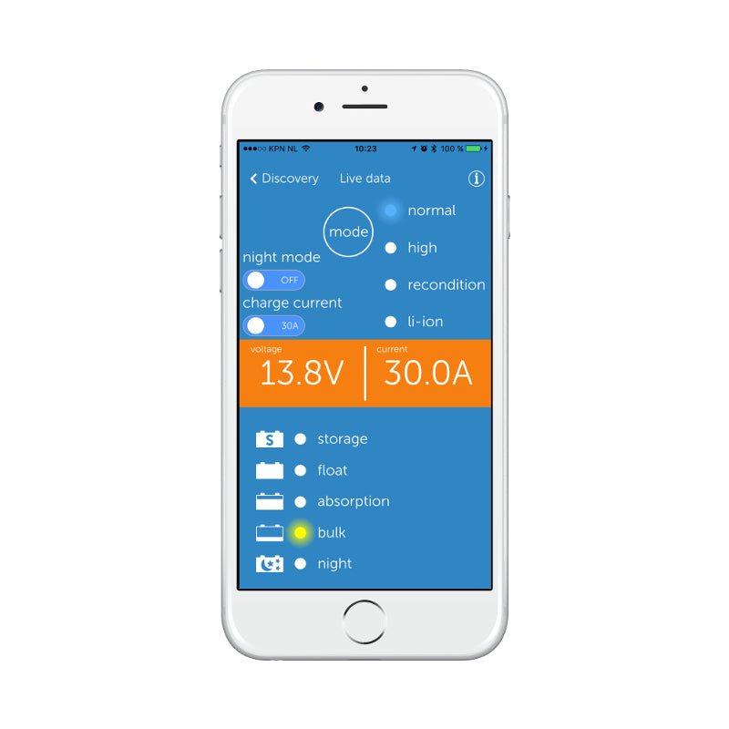 Victron Blue Smart IP22 Batterieladegerät Bluetooth 12/20 1 Ausgang